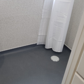 anti-slip level access wet room floor