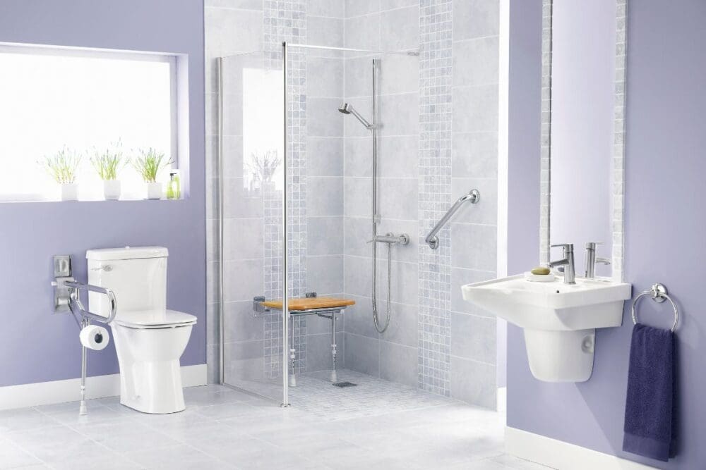Blue Accessible Bathroom Ideas 2025