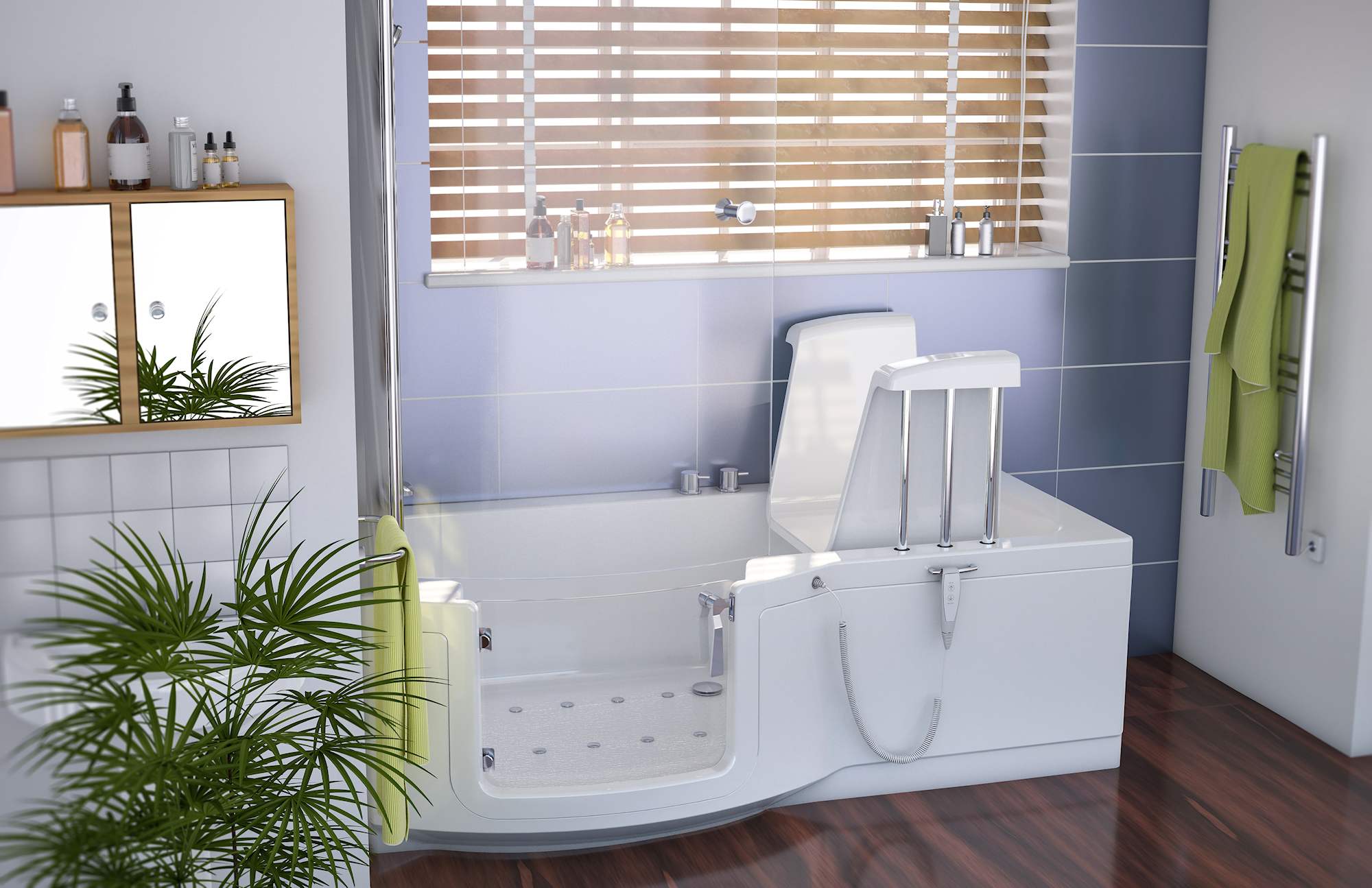 indiana walk in shower bath with lift