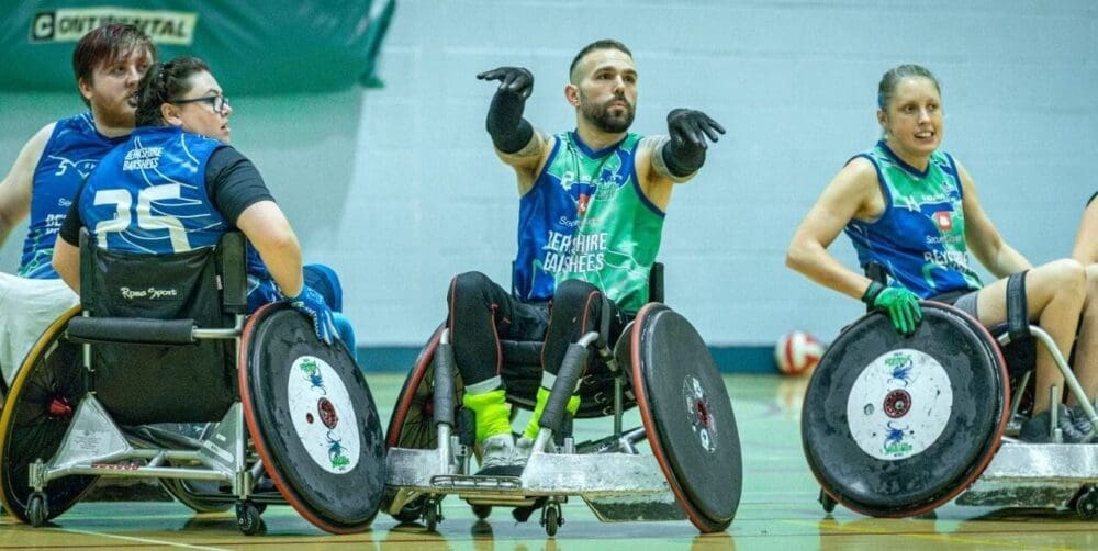 Berkshire Banshees Playing A Match